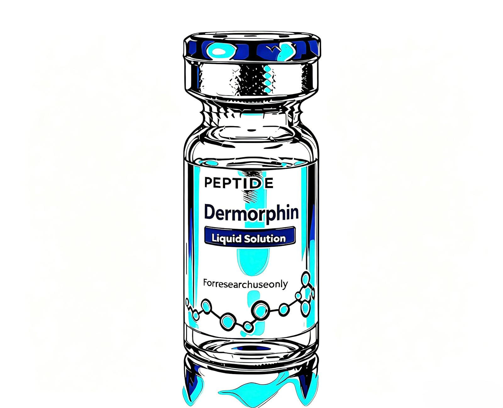 Dermorphin peptide product material