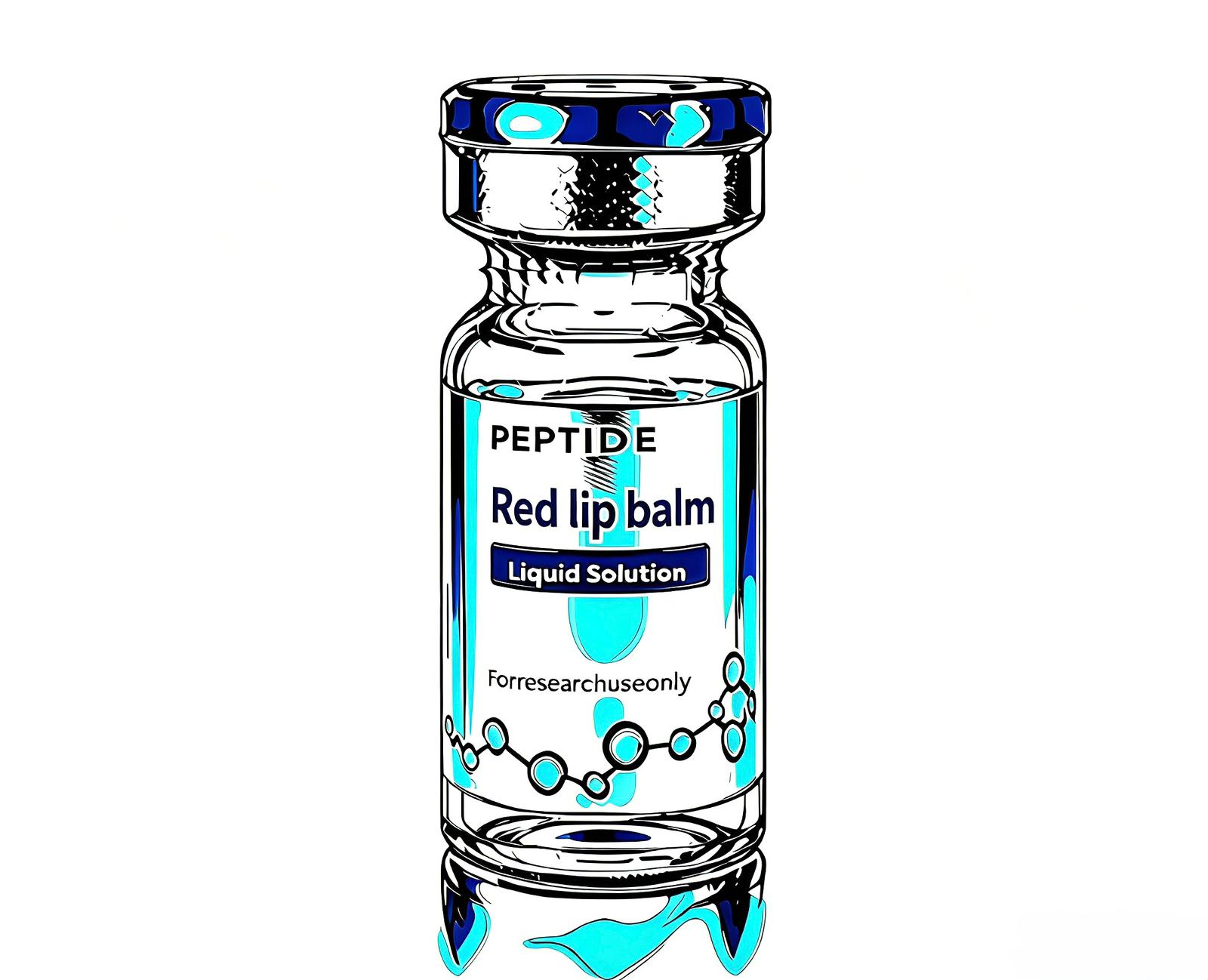Red Lip Balm peptide product material