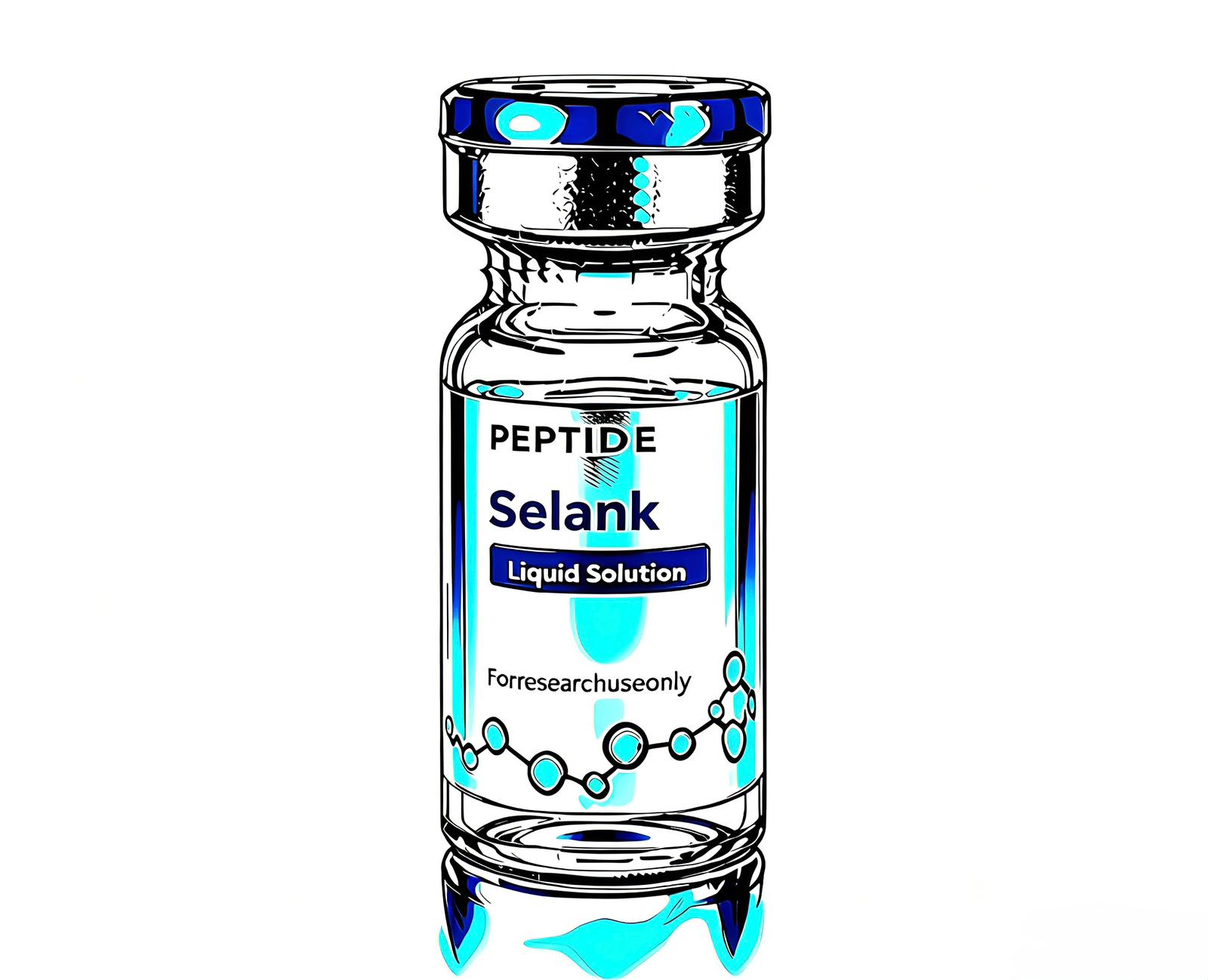 Selank peptide product material